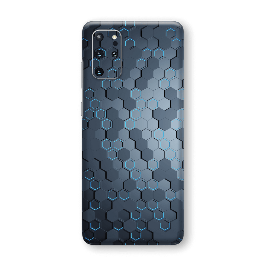 Samsung Galaxy S20+ PLUS SIGNATURE Blue HEXAGON Skin, Wrap, Decal, Protector, Cover by EasySkinz | EasySkinz.com