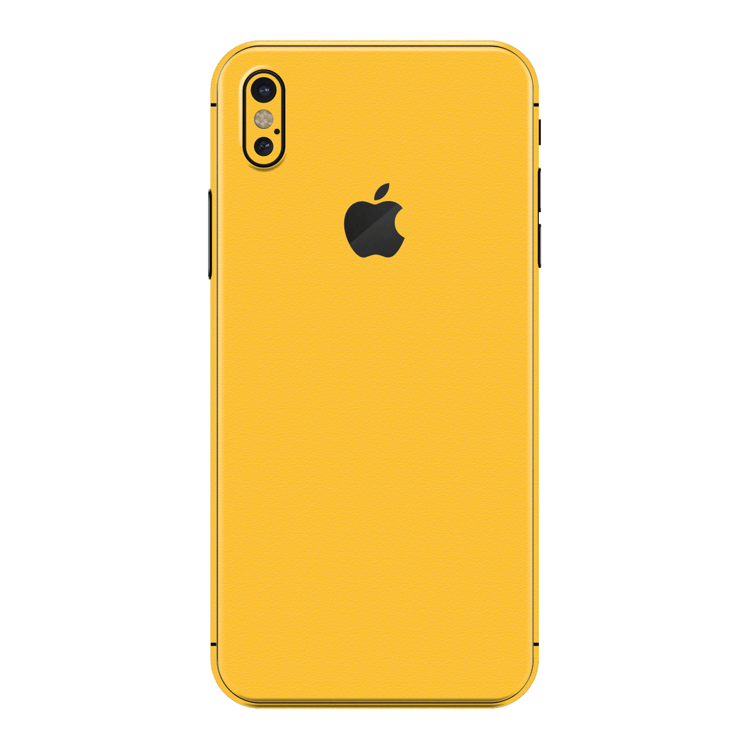 iPhone X Luxuria Tuscany Yellow Matt 3D Textured Skin Wrap Sticker Decal Cover Protector by EasySkinz | EasySkinz.com