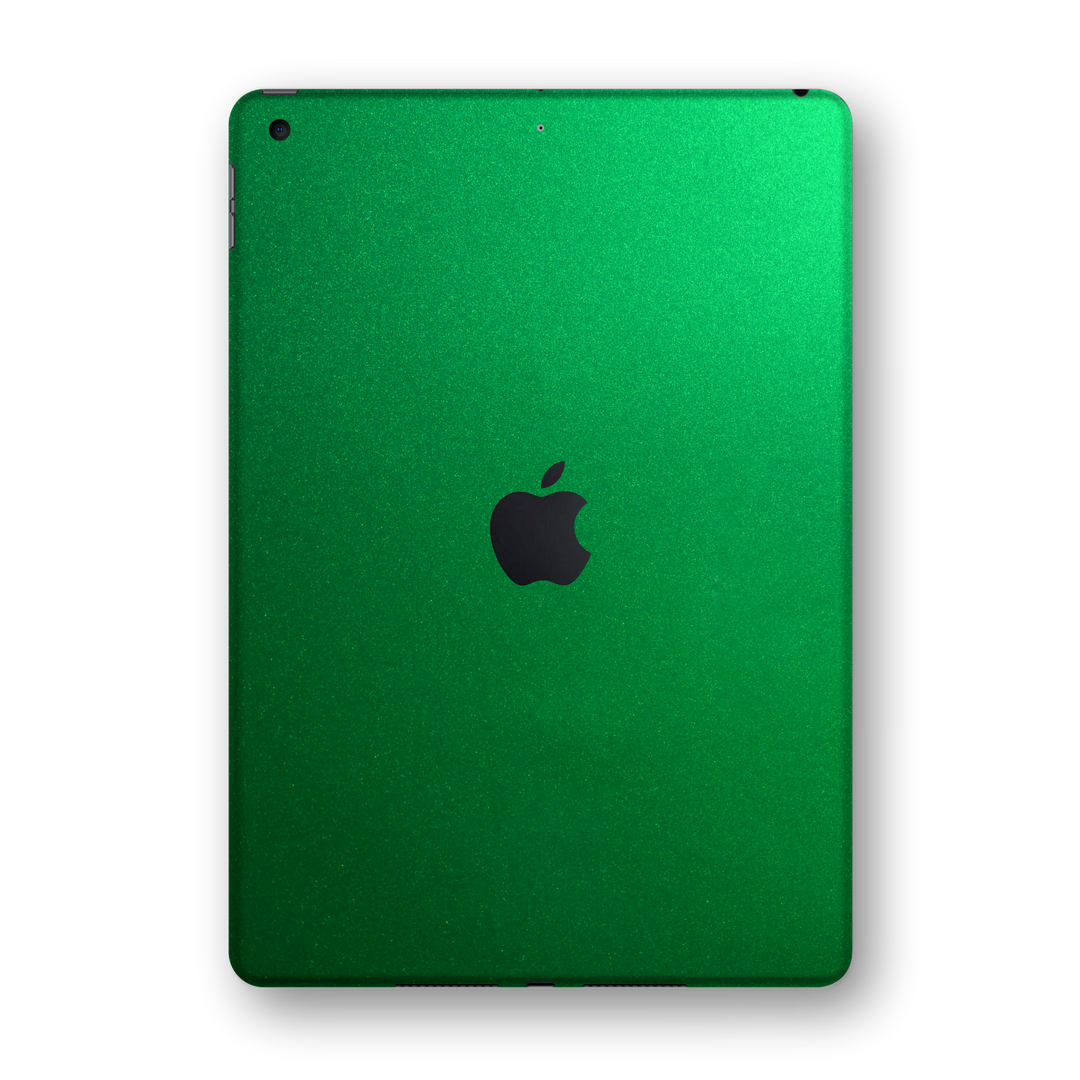 iPad 10.2" (7th Gen, 2019) Glossy 3M VIPER GREEN Metallic Skin Wrap Sticker Decal Cover Protector by EasySkinz