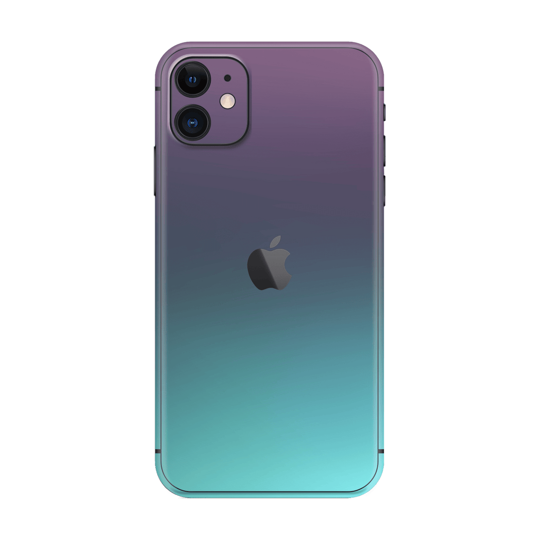 iPhone 11 Chameleon Turquoise Lavender Colour-changing Skin, Wrap, Decal, Protector, Cover by EasySkinz | EasySkinz.com